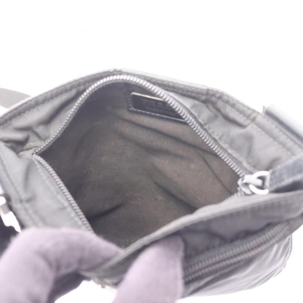 Prada PRADA Shoulder Bag Handbag Nylon Leather Women's Black - Picture 5 of 9